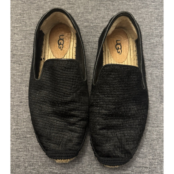 UGG Shoes - UGG Women's Sandrinne Calf Hair Scales Loafer Size 9M